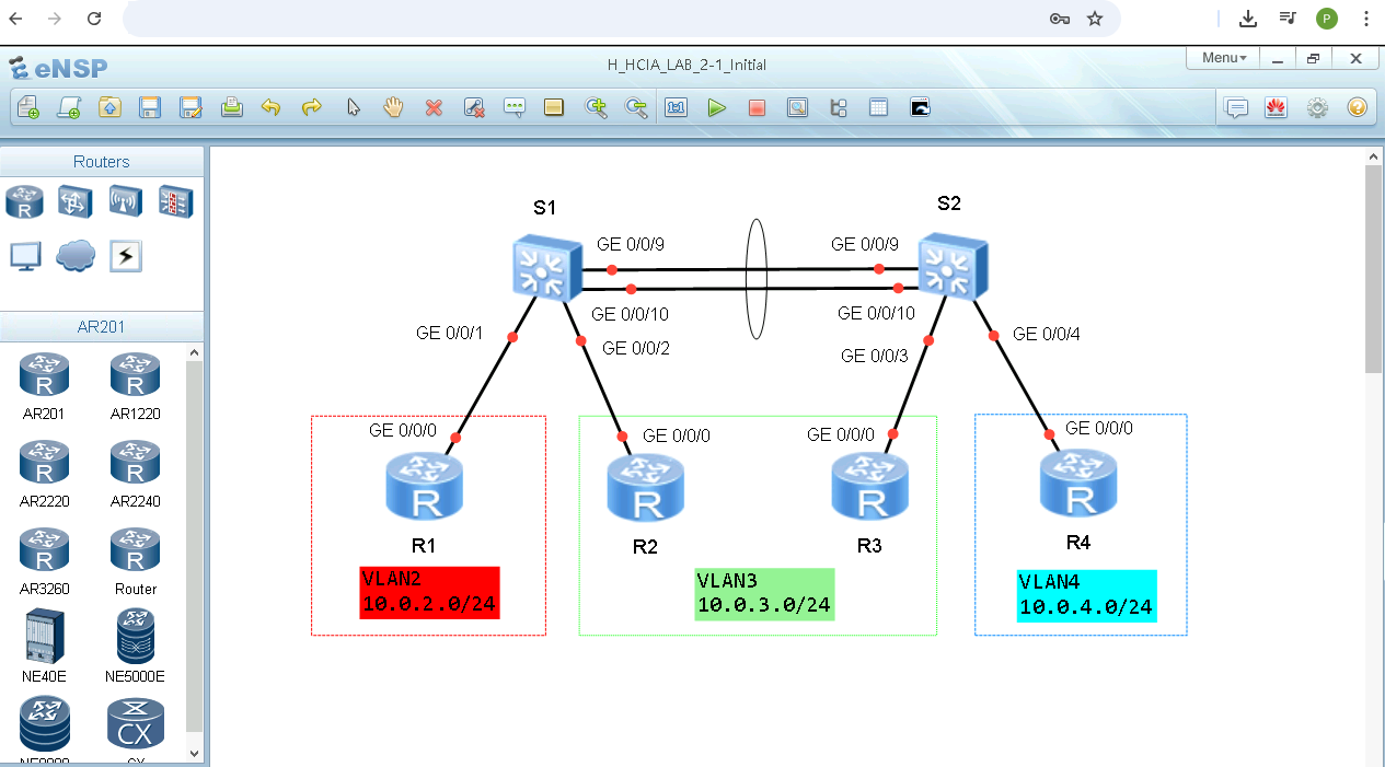 Netcamp Online Huawei eNSP