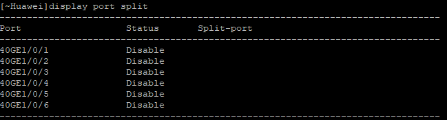 Huawei display port split