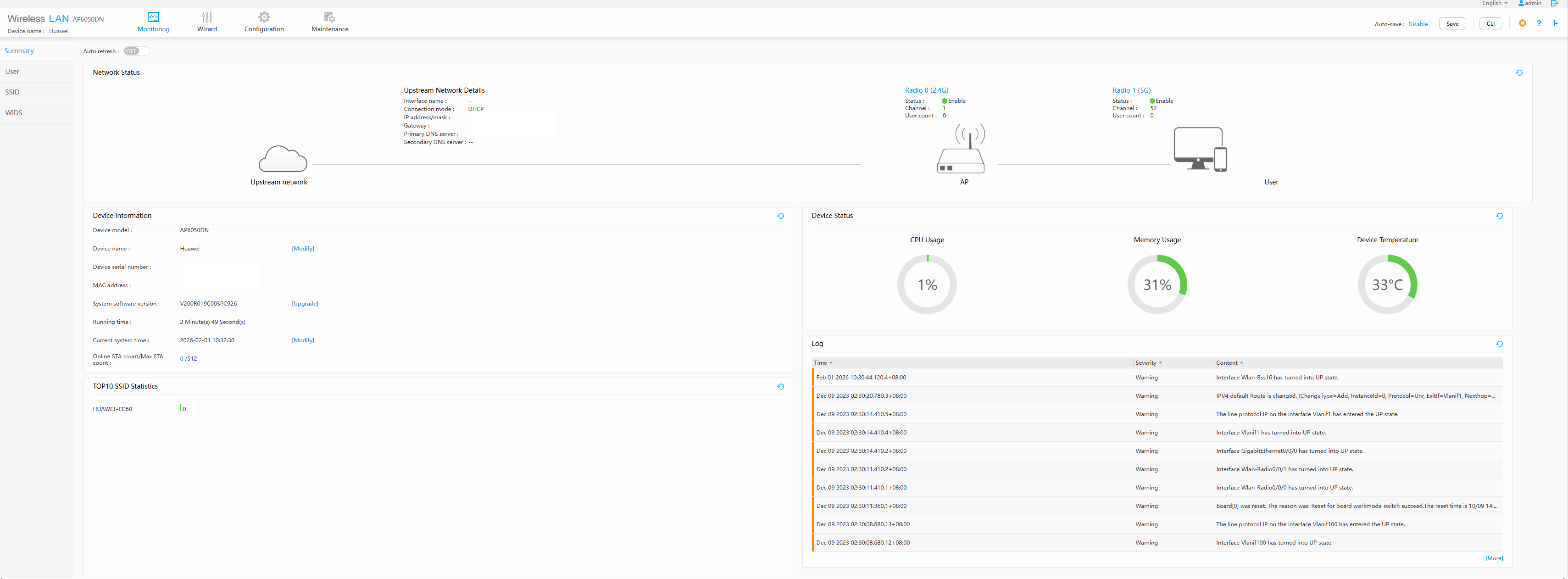 Huawei Access Point AP6050DN Fat Mode - 3