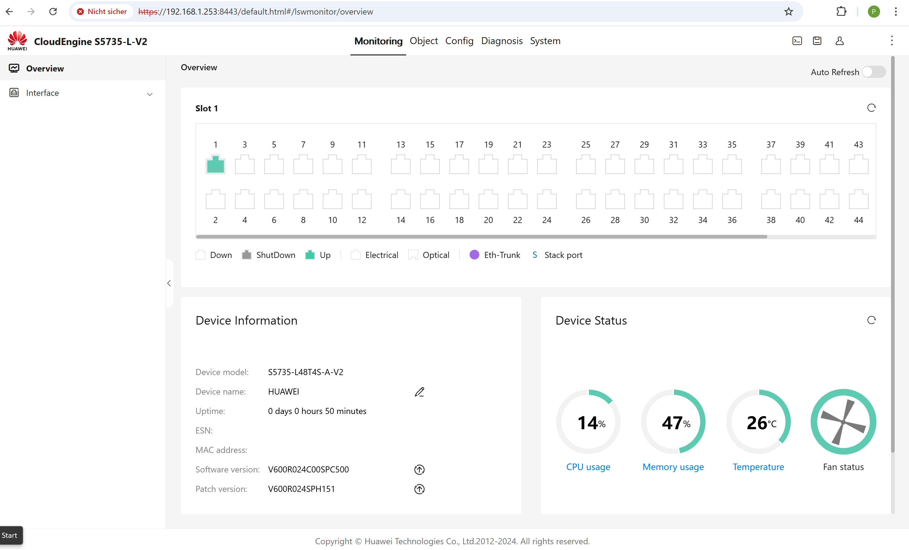 Huawei CloudEngine S5735-L48T4S-A-V2 Switch - 4